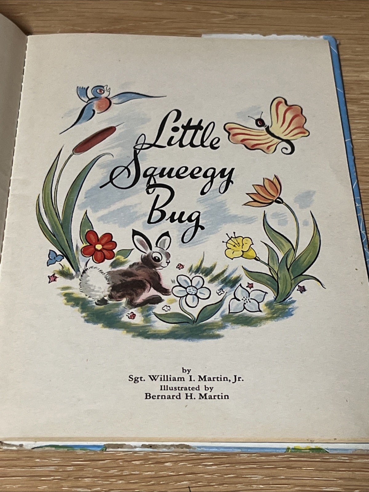 Little Squeegy Bug 1st Edition : A Story Of The Firefly By William L Martin 1945