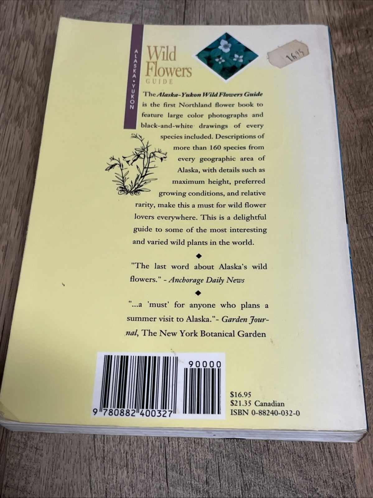 Alaska-Yukon Wild Flowers Guide by Maxcine Williams (1989, Trade Paperback)