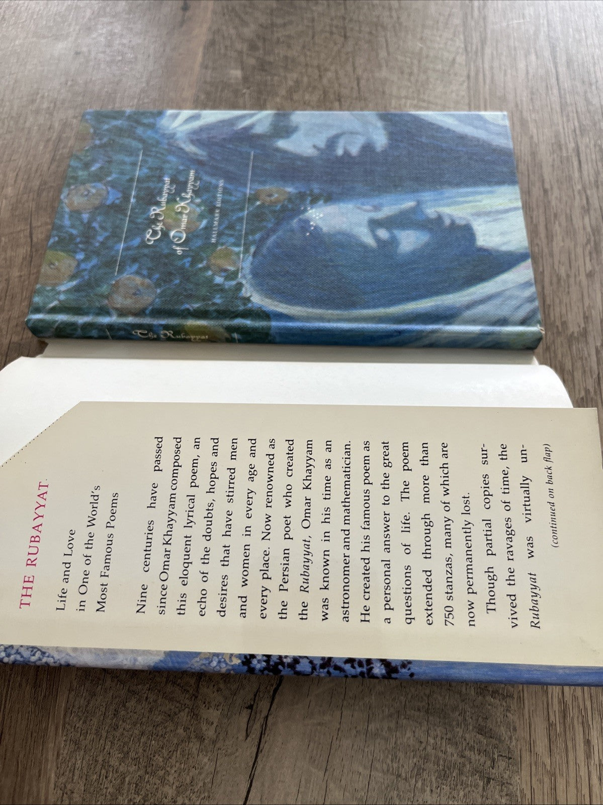 THE RUBAYYAT OF OMAR KHAYYAM Famous Persian Classic Of Love & Life Hallmark Edi