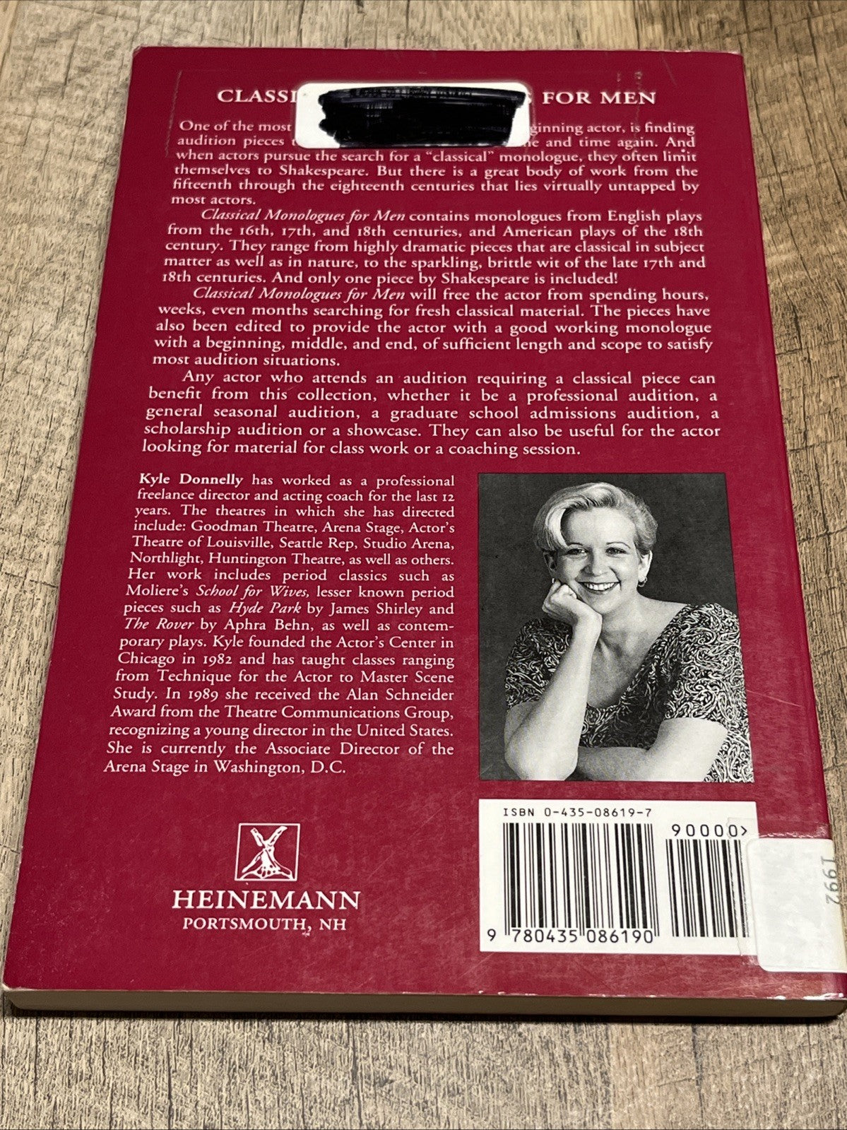 CLASSICAL MONOLOGUES FOR MEN 16th, 17th & 18th Century Plays By Kyle Donnelly