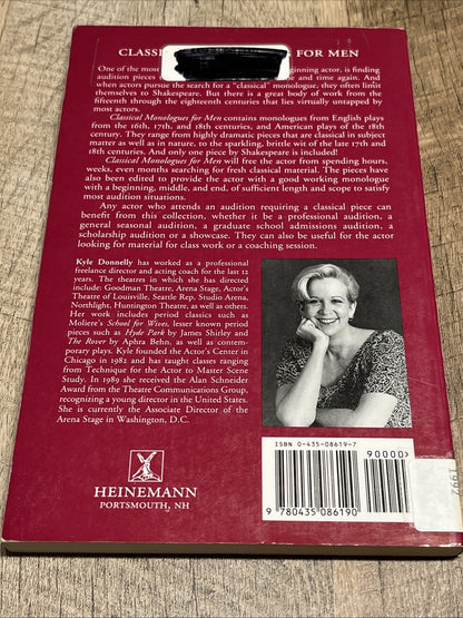 CLASSICAL MONOLOGUES FOR MEN 16th, 17th & 18th Century Plays By Kyle Donnelly