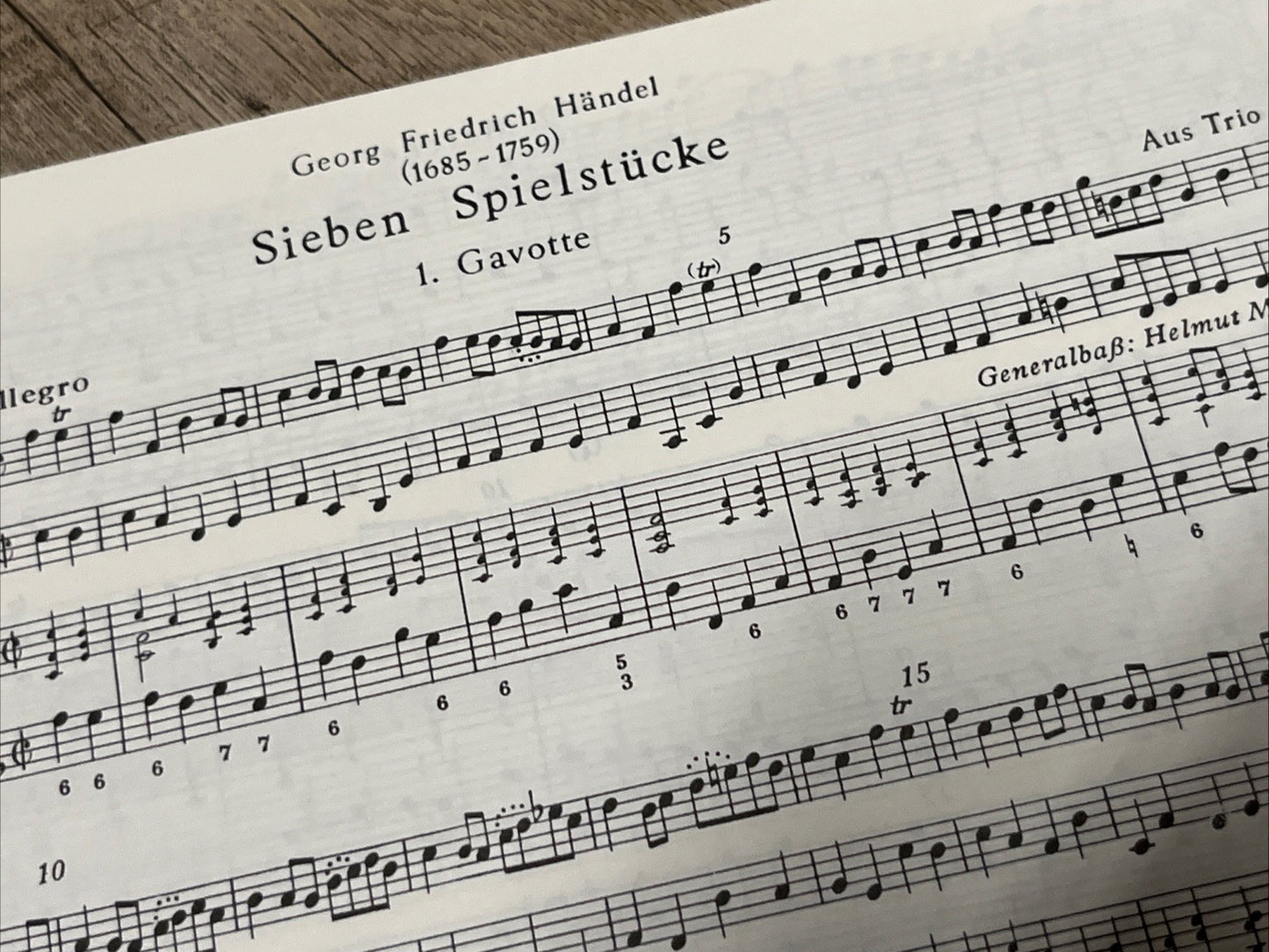 Sieben Spielstücke Seven Pieces) by Georg Friedrich Händel  