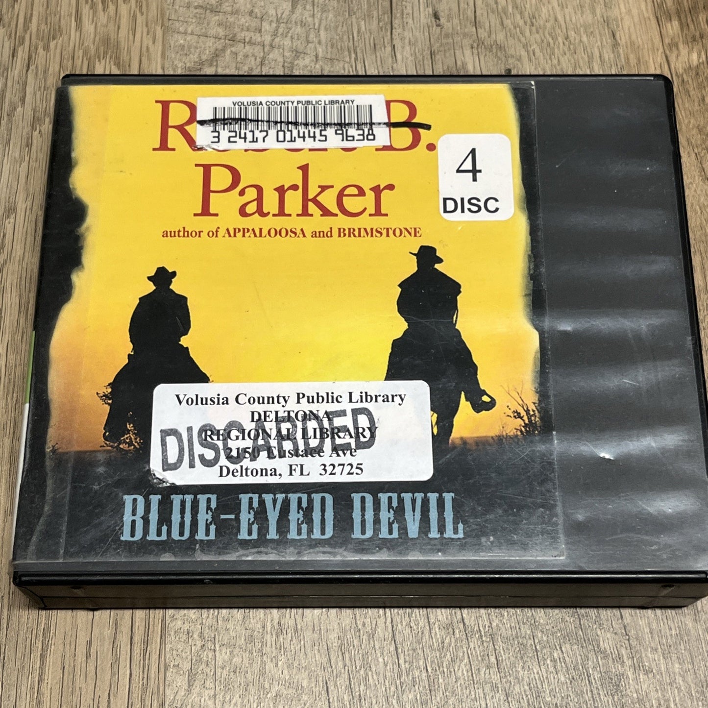 Blue-Eyed Devil by Robert B Parker: Used Audiobook ~ Trl8#74