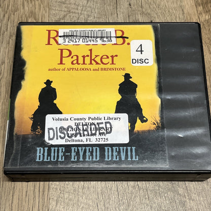 Blue-Eyed Devil by Robert B Parker: Used Audiobook ~ Trl8#74