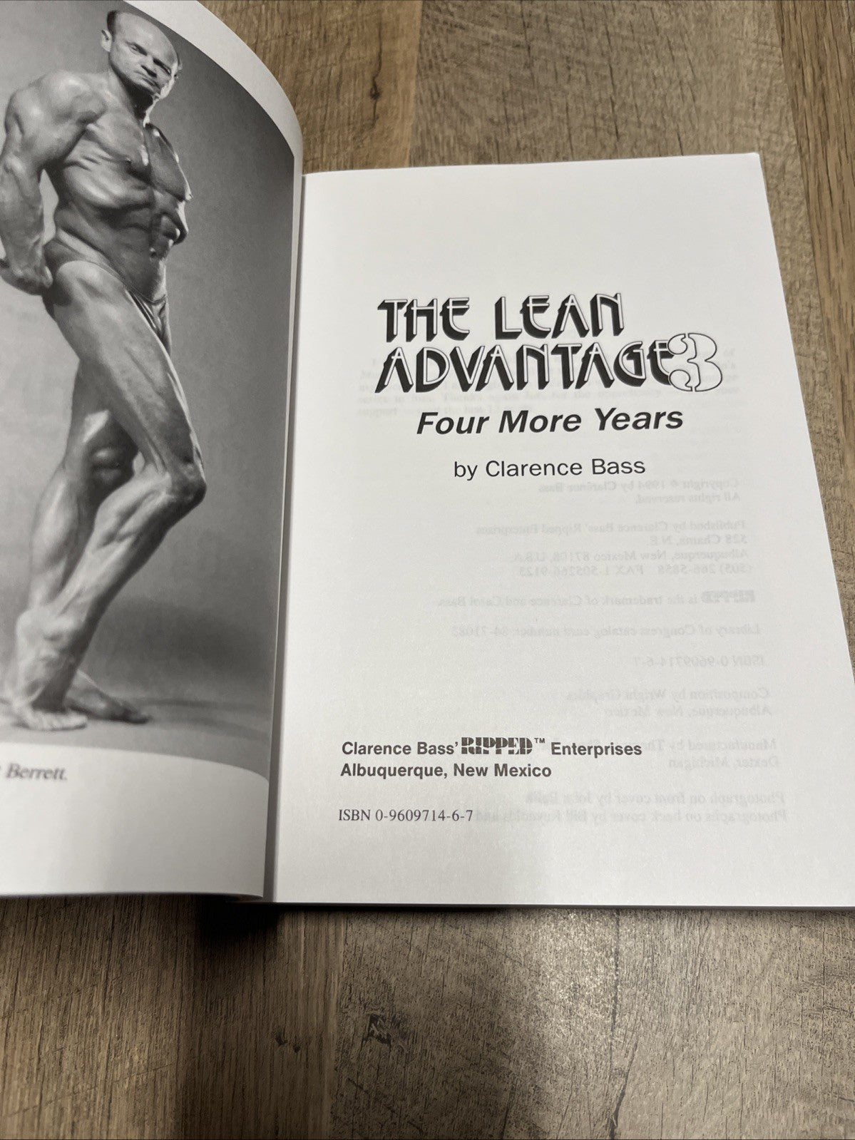 Clarence Bass Book Lot 3 RIPPED 2 &3: The Lean Advantage 3