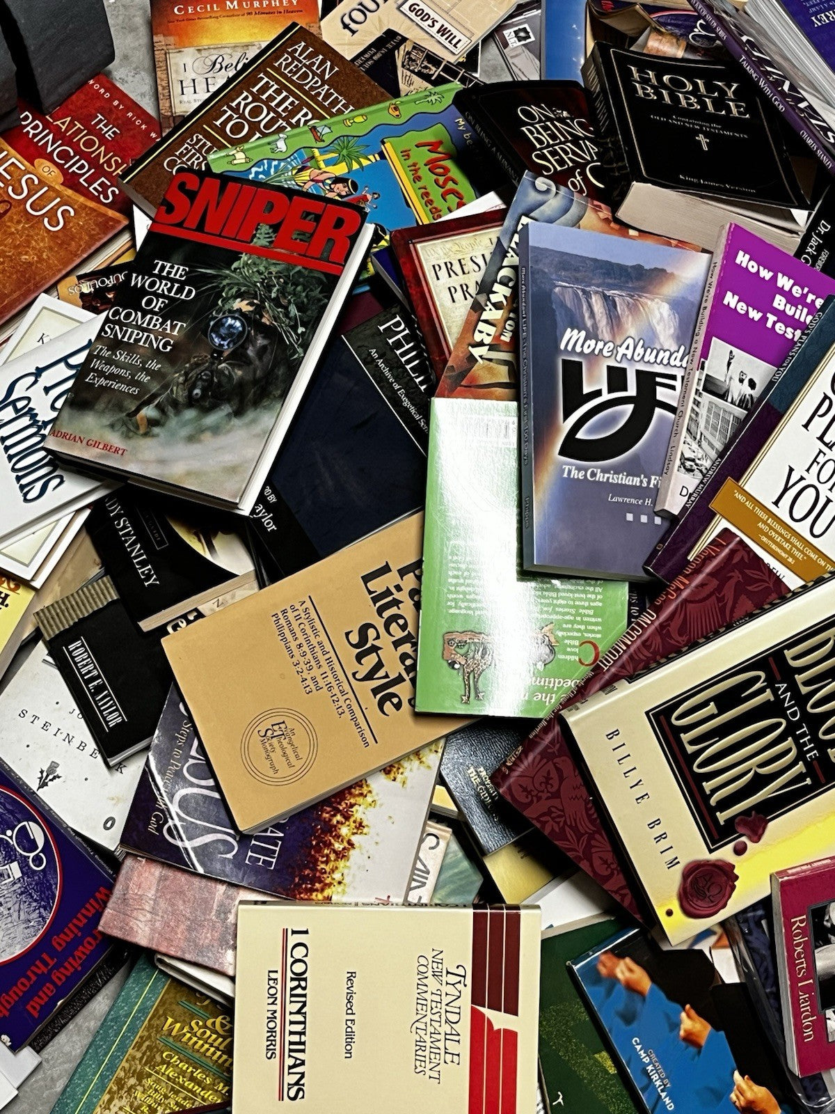 Lot of 20 Christian Prayer Bible Jesus Christ Stories Religion Book RANDOM*MIX 
