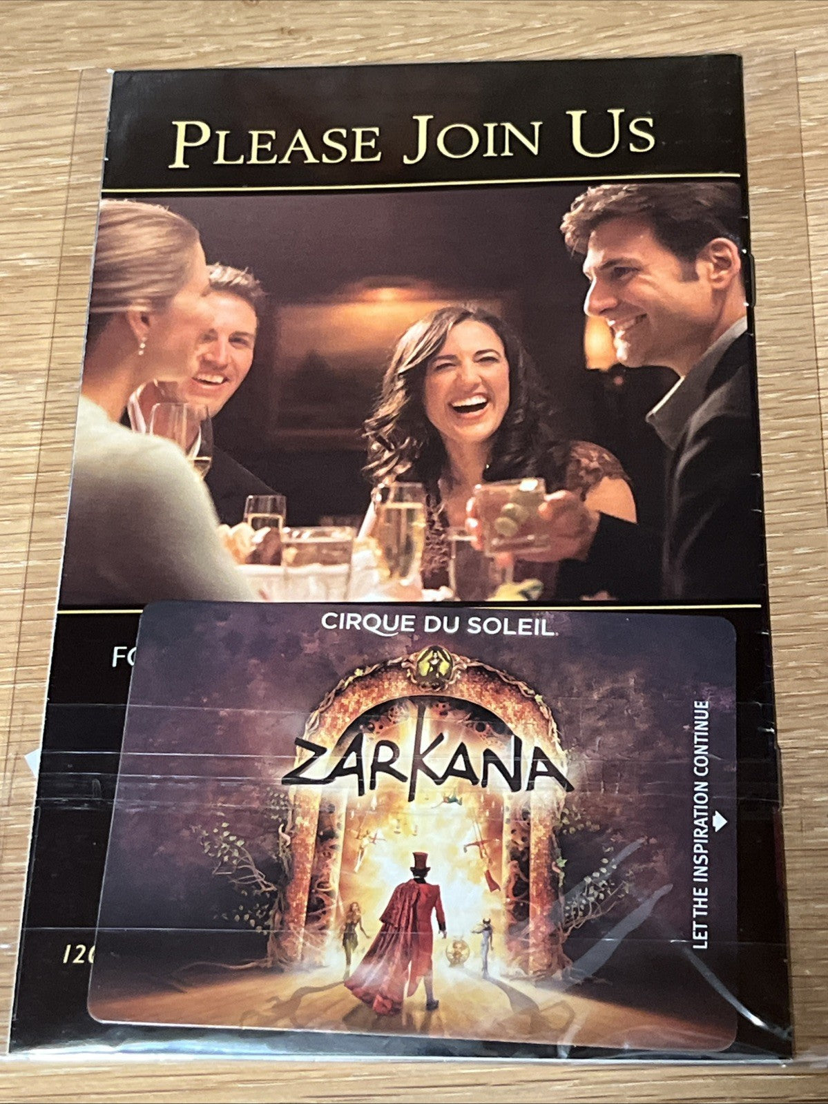 ZARKANA CIRQUE DU SOLEIL, INSIDE PROGRAM, SUMMER 2011