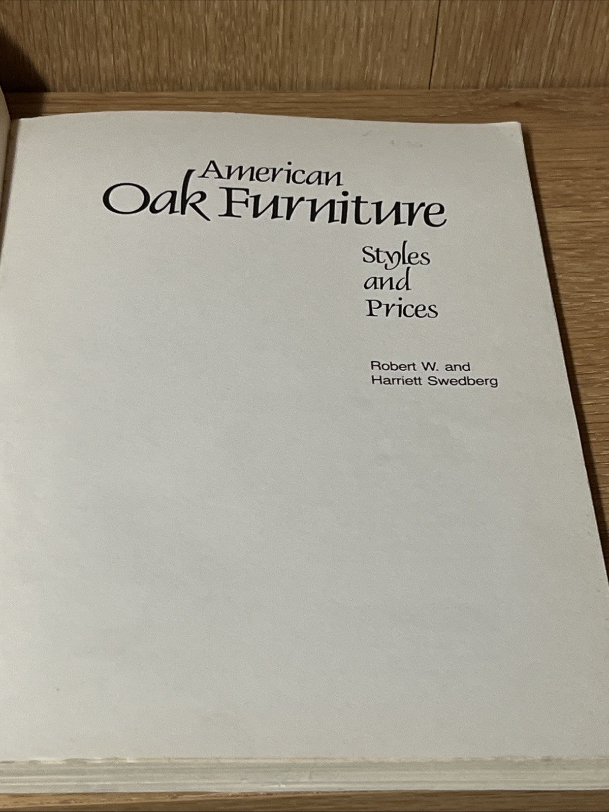 Kitchen Antiques Harper Colophon Books and American Oak Furniture Style & Prices