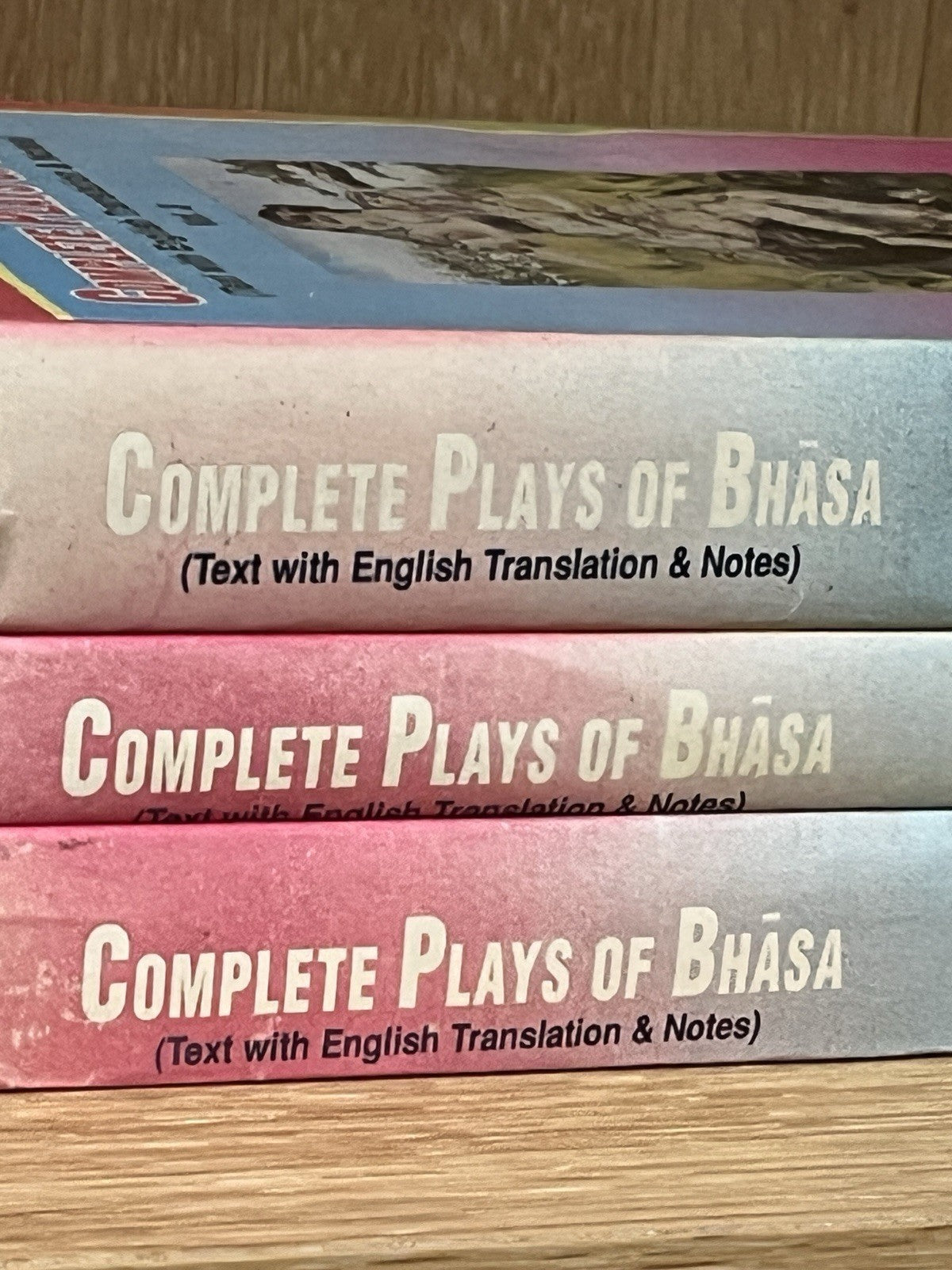 Complete Plays Of Bhasa 3 Volume Set By Dr Menon