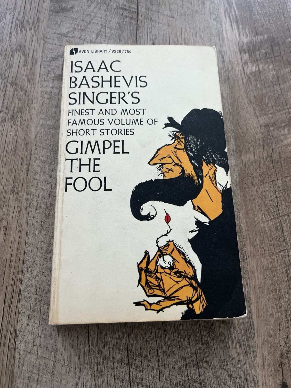 Isaac Bashevis Singer's Volume of Short Stories Gimpel the Fool 1969 Softcover