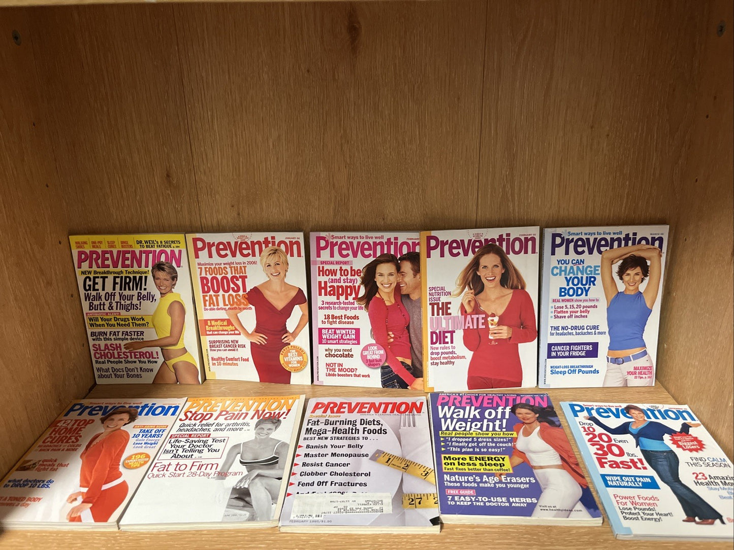 Prevention Magazine Lot of 22 From 1995 To 2007