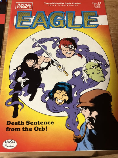 Apple Comics #12  #17 #18 # 20 # 21