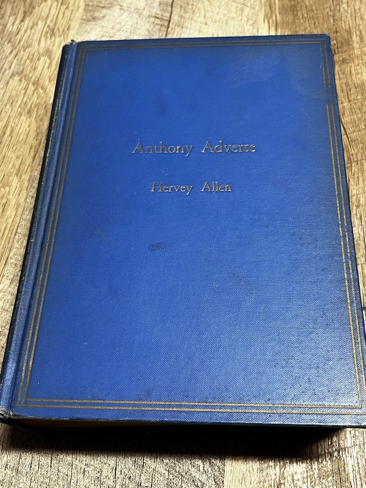 Anthony Adverse 1st Edition 1933 by Hervey Allen Farrar and Riehard inc.