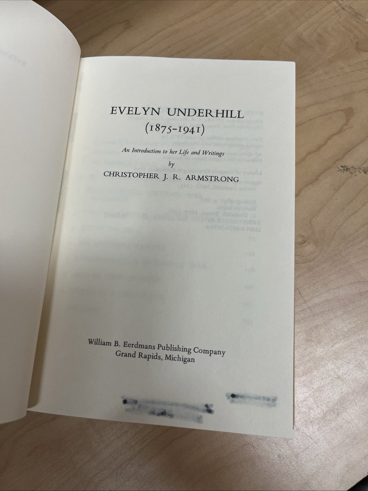 Evelyn Underhill (1875-1941): An Introduction to Her Life and Writings Christop