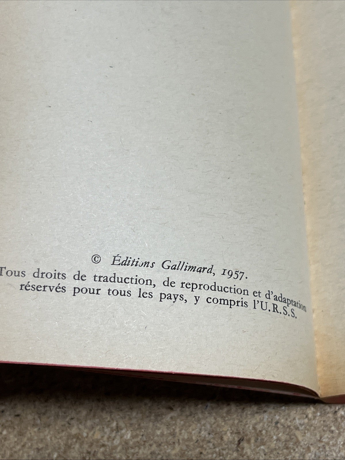 Albert Camus L'Exil et le Royaume 1957 Editions Gallimard