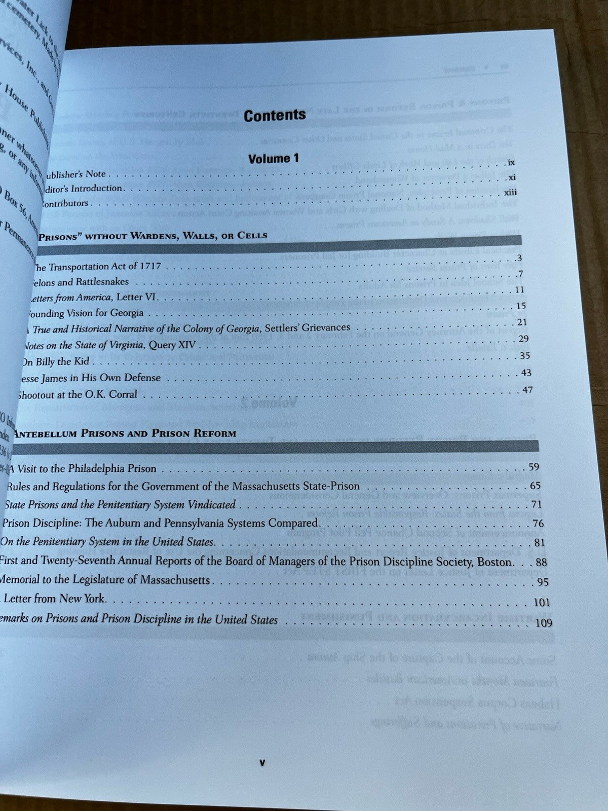 Defining Documents in American History: Prison Reform Vol. 2
