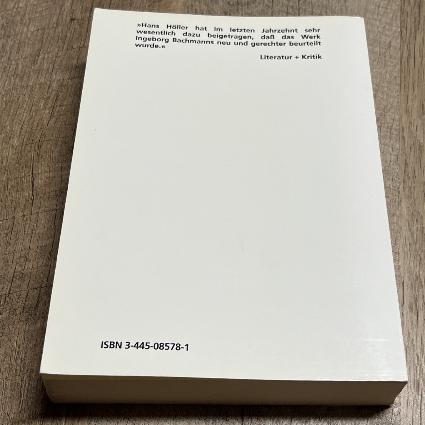 Ingeborg Bachmann Das Werk. Von den frühesten Gedichten bis zum "Todesarten"-Zyk