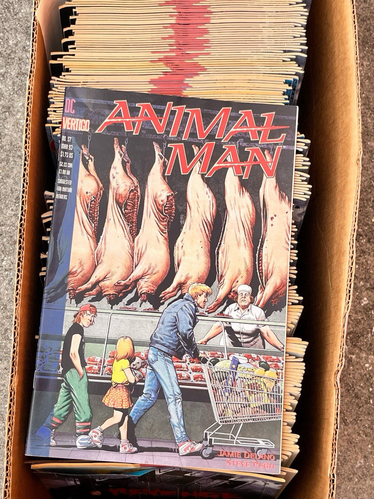 DC Comics Animal Man Lot of 50  (Issue #57 Single Issues, Wholesale