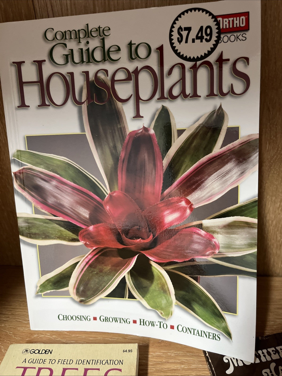 Lot of 4 Books on Indoor Gardening & House Plants The Herb Book, Trees Identity