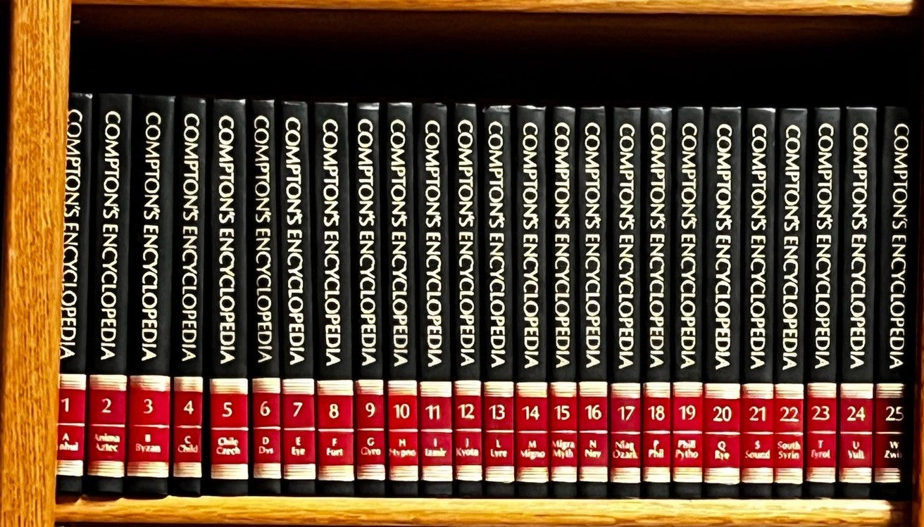 Compton's Encyclopedia 1986 Volumes 26 Complete Set