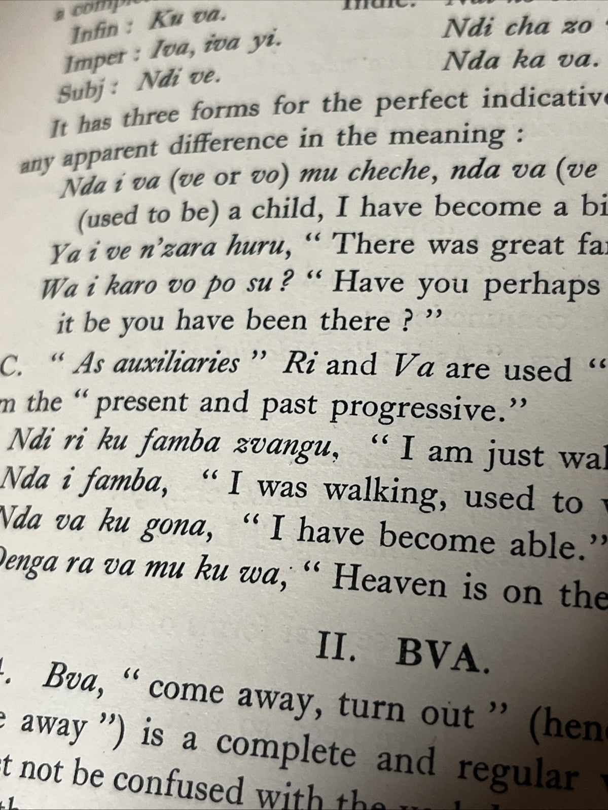 A Grammar of Central Karanga, The Language of Old Monomotapa as at present 1931
