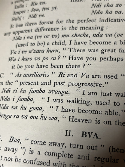 A Grammar of Central Karanga, The Language of Old Monomotapa as at present 1931
