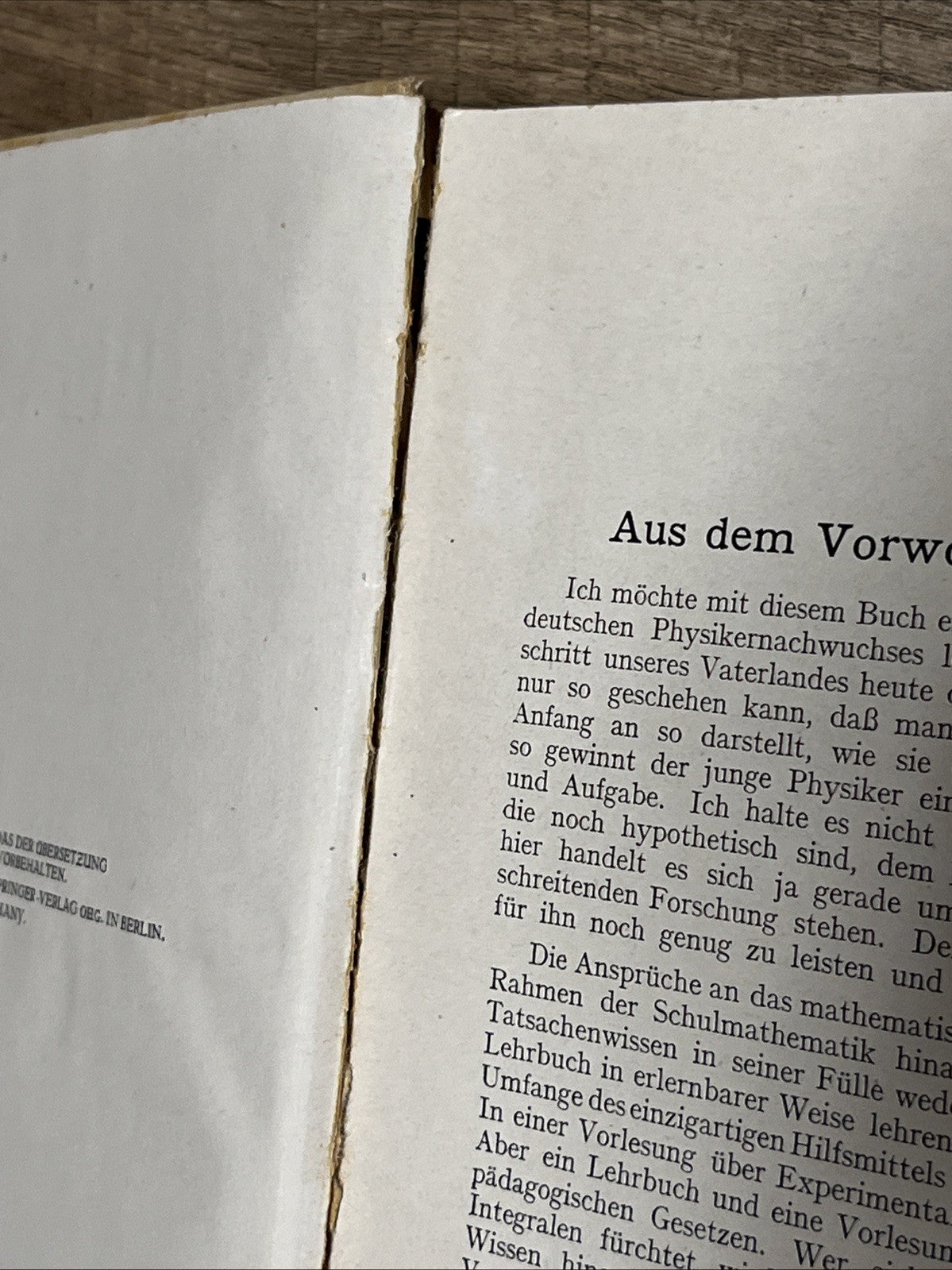 Physik: Ein Lehrbuch by Wilhelm H. Westphal (German) 1945 Hardcover