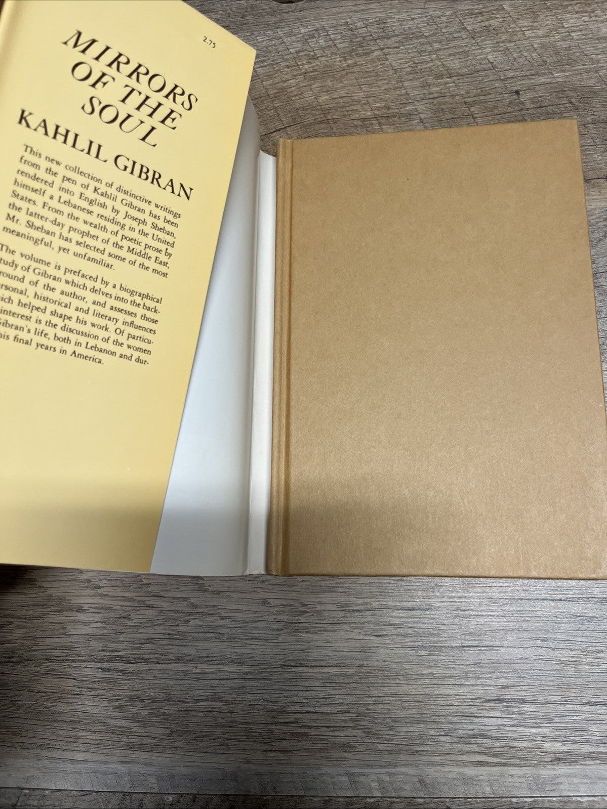 Mirrors of the Soul 1st Edition Khalil Gibran 1965, Hardcover 1st Print