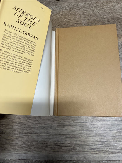 Mirrors of the Soul 1st Edition Khalil Gibran 1965, Hardcover 1st Print