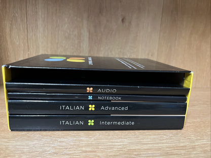 Living Language Italian Learning Course 2 Books 9 Cds ( Missing 1 Book Essential