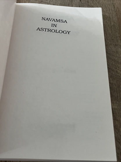 Navamsa In Astrology 1st Edition By Chandulal S Patel Astrology Books 1997
