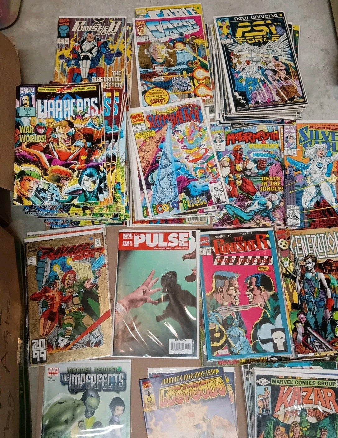 marvel comic book lot 50 Mixed Marvel Books No Dup Bulk