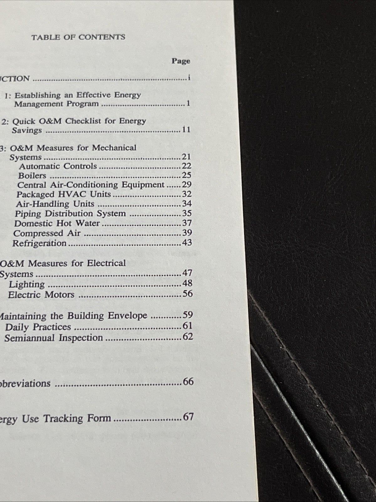 O&M Guidebook for Energy Conservation