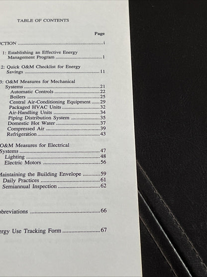 O&M Guidebook for Energy Conservation