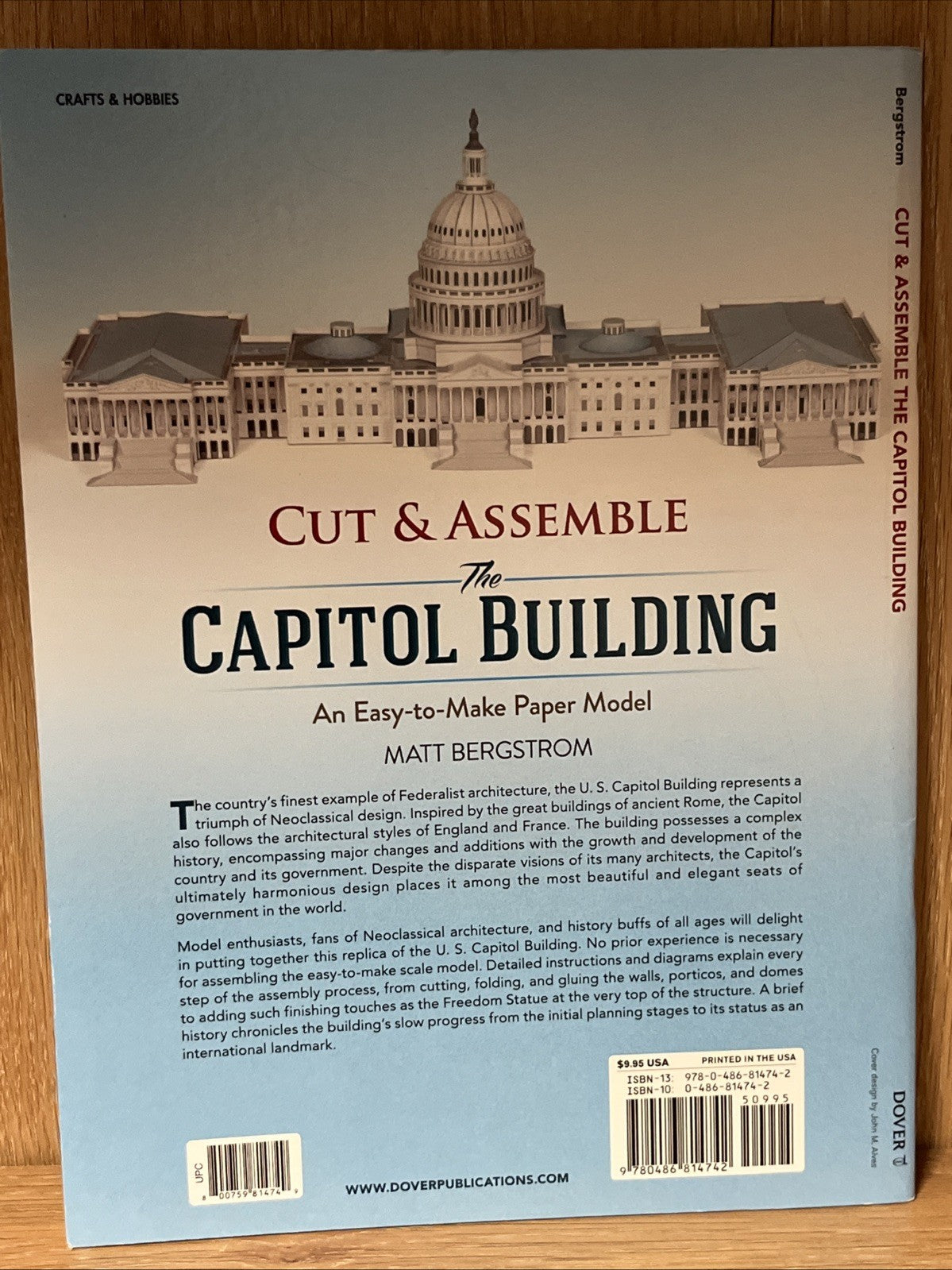 Cut & Assemble the Capitol Building: An Easy-to-Make Paper Model