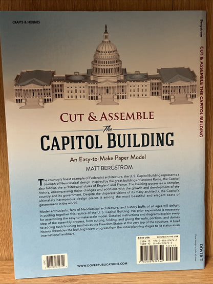 Cut & Assemble the Capitol Building: An Easy-to-Make Paper Model