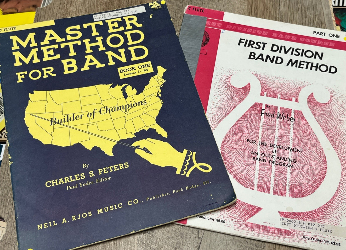 First Division Band Method & Master Method for Band Book One  C-Flute
