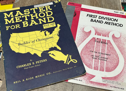 First Division Band Method & Master Method for Band Book One  C-Flute