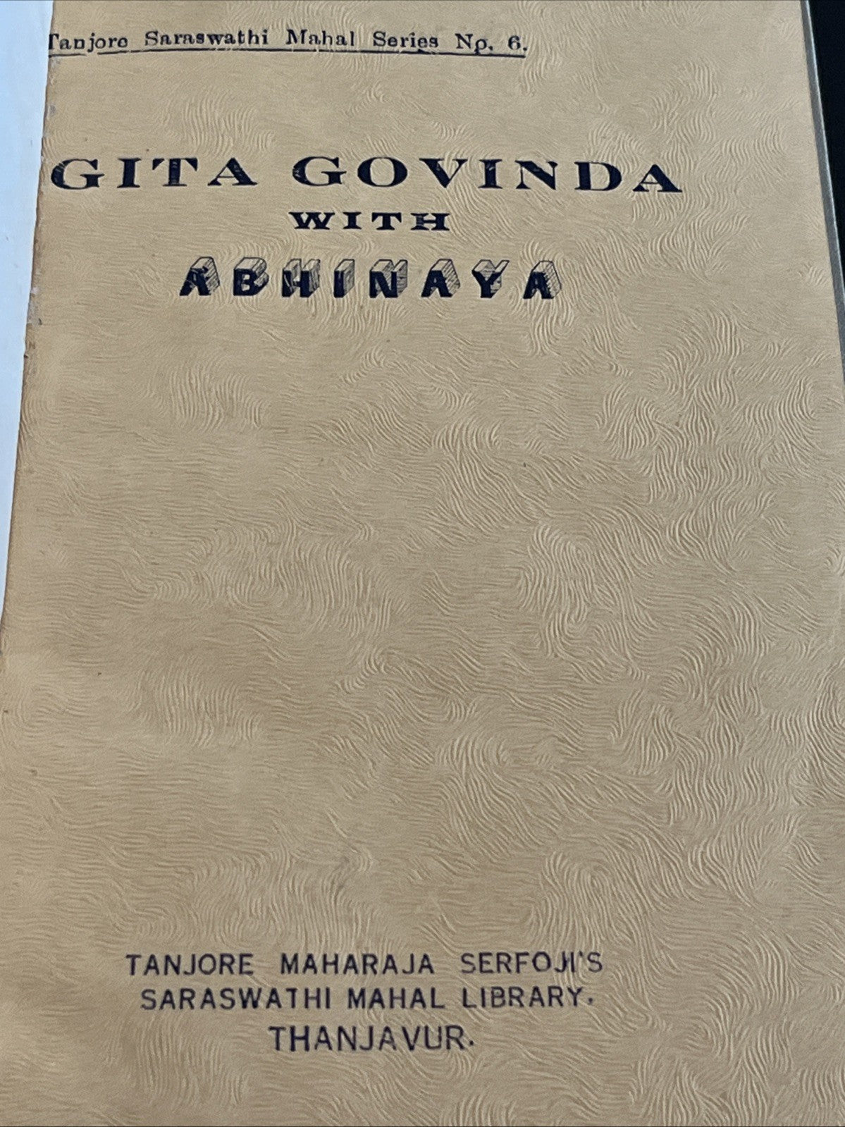 Gita Govinda with Abhinaya by Jayadeva  ( Son Of Bhojadeva) 1963