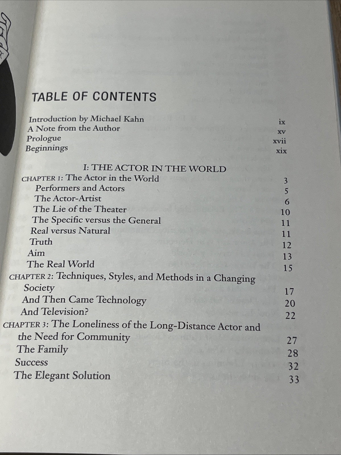 THE ACTOR UNCOVERED By Michael Howard - Hardcover *Good Condition*
