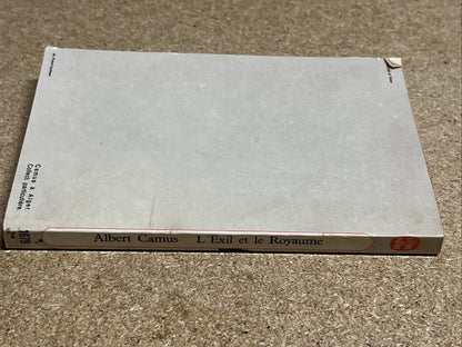Albert Camus L'Exil et le Royaume 1957 Editions Gallimard