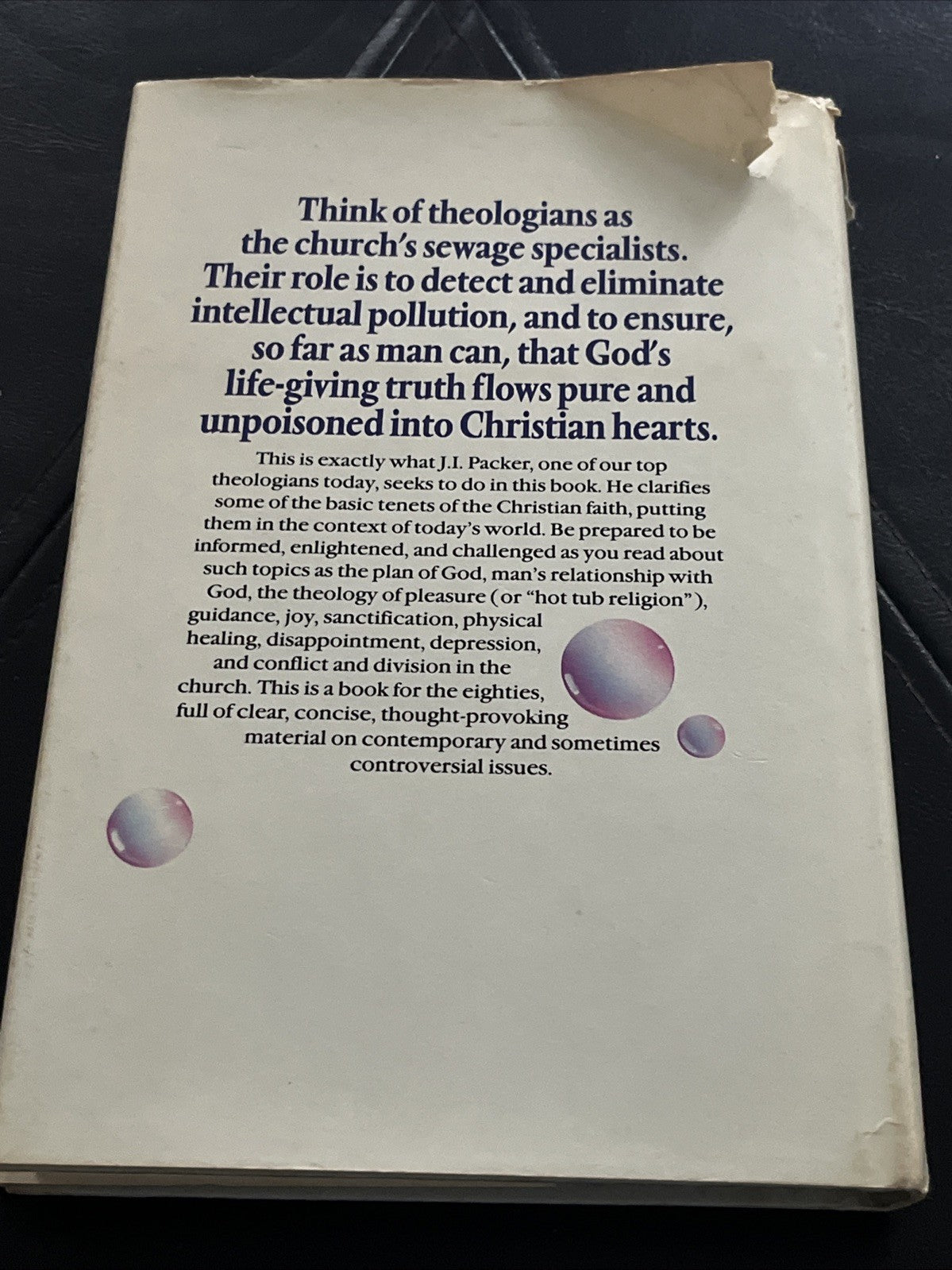Hot Tub Religion And Other Thoughts On Christian Living In… 1st Ed J. I. Packer