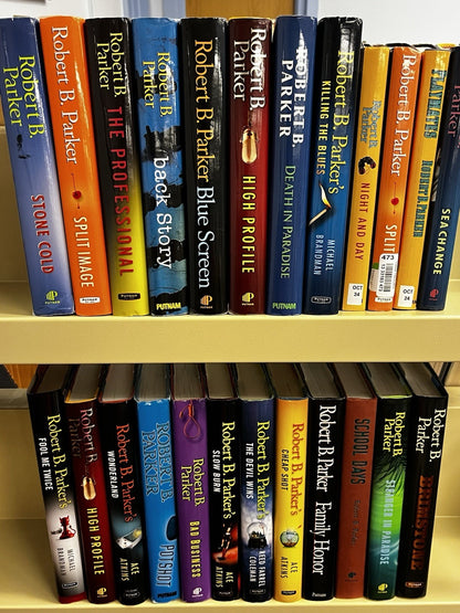 Robert Parker book lot of 24
