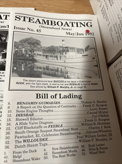 Lot of 13 Steamboating News Issues Mag Fomerly Steamboat News 1990/1991/1992