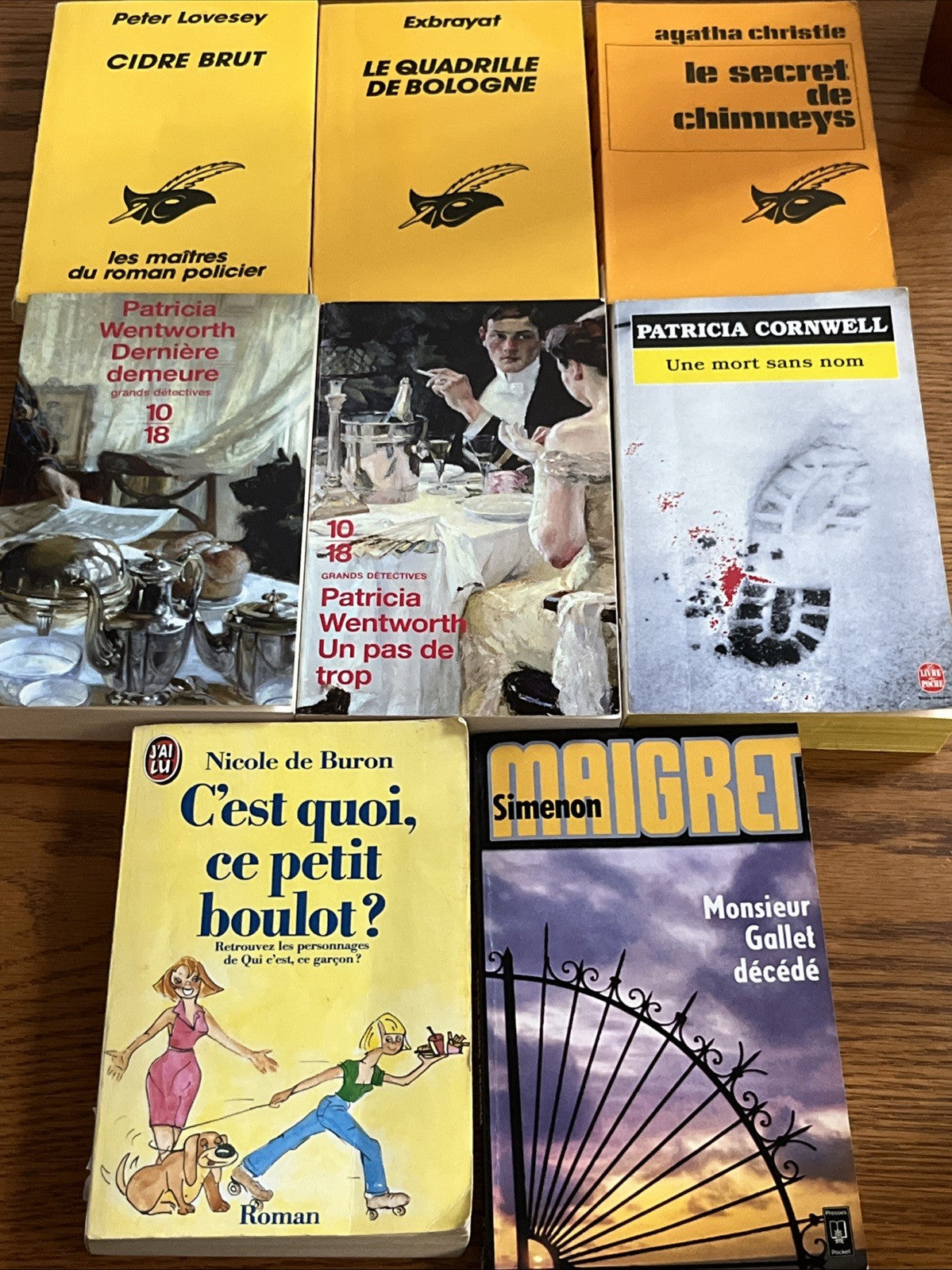 French Books Lot of 8