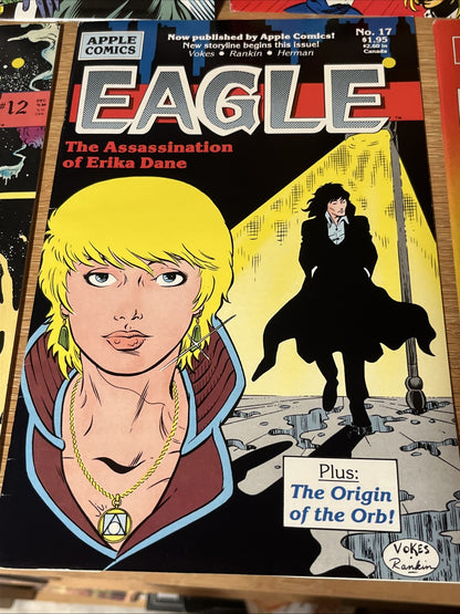 Apple Comics #12  #17 #18 # 20 # 21
