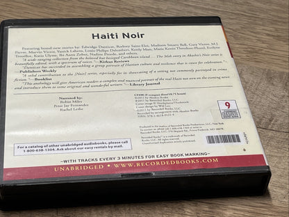 Haiti Noir by Edwidge Danticat 9-CD Unabridged Audio Recorded Book
