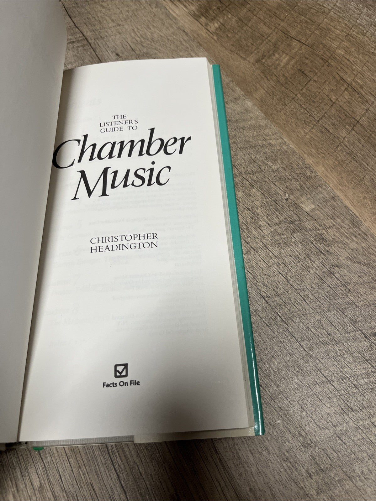 Listener's Guide to Chamber Music By Christopher Headington