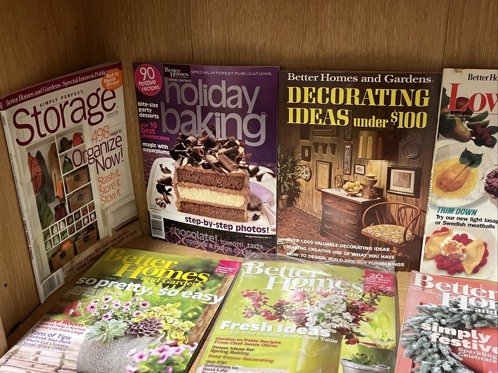Vtg Lot of 7 Issues Better Homes and Gardens Magazines 1970s/80s Crafts Recipes