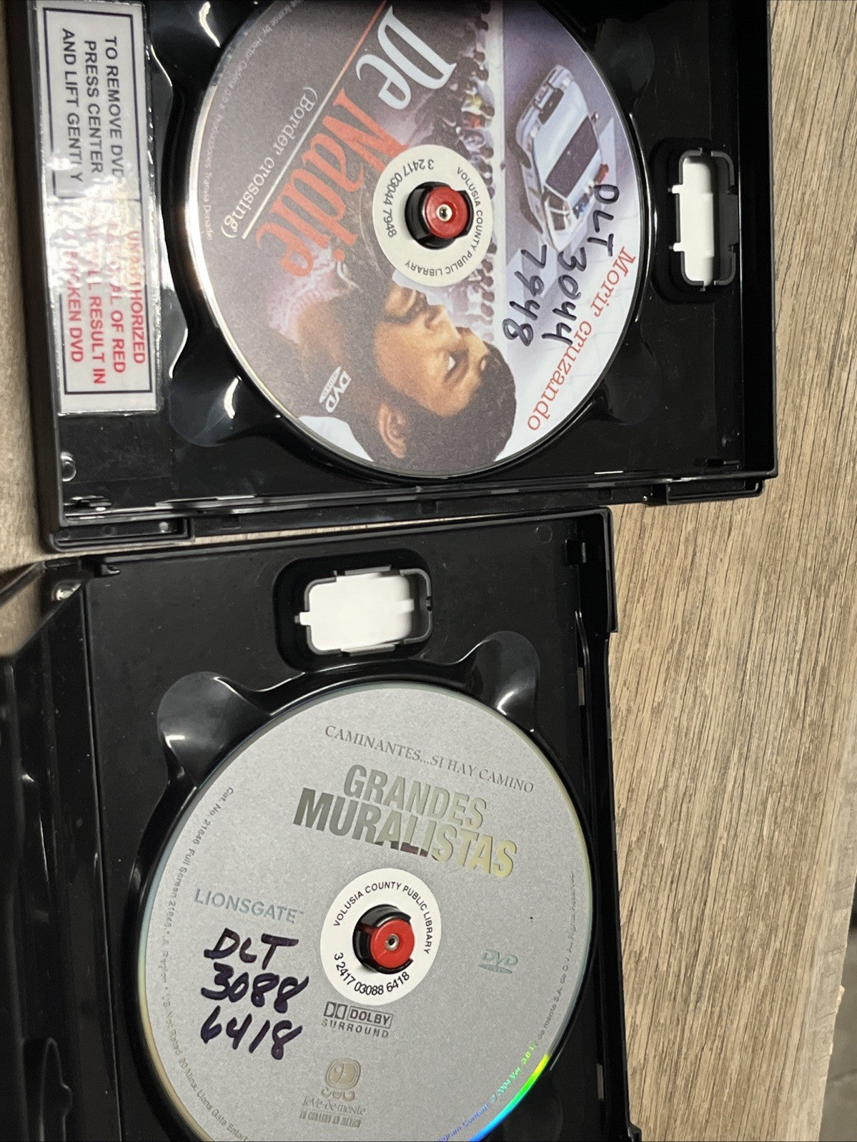 3 Spanish Movie dvd Grandes Muralistas y De Nadie, Ahí está el comedian
